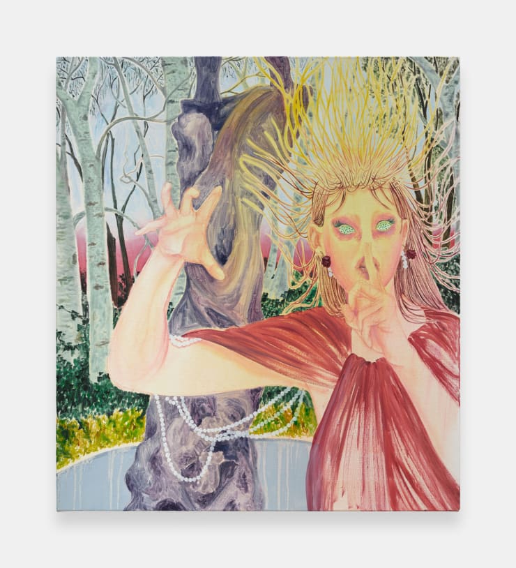 Ding Shilun Capture of The Twilight, 2024 Oil on linen 90 x 80 cm 35 3/8 x 31 1/2 in