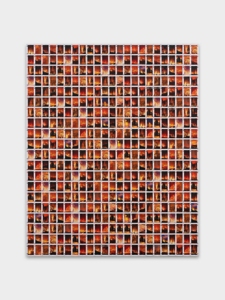 Mitchell Anderson The Human Seasons, 2024 Playing cards on panel 151.4 x 123 x 5 cm 59 5/8 x 48 3/8 x 2 in