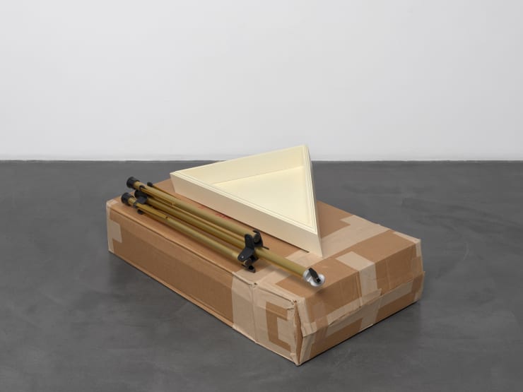 Mitchell Anderson Remembrance piece, 2024 Portable commemorative funerary flag display, packaging as shipped 42 x 60 x 100 cm 16 1/2 x 23 5/8 x 39 3/8 in