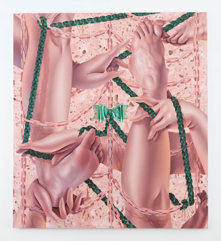 Sarah Slappey, Green Braid Matrix, 2022