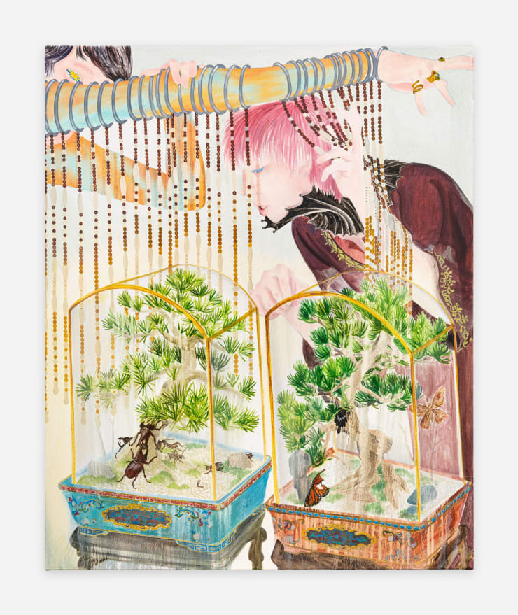 Ding Shilun, Two Bonsais, 2023