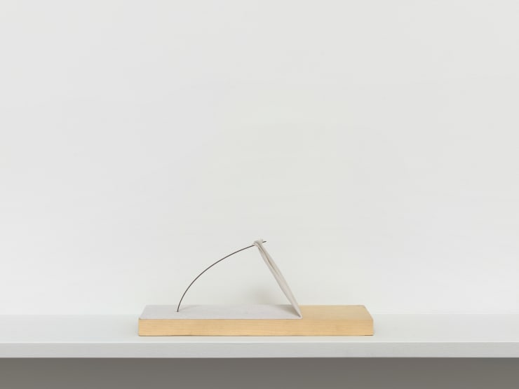 Eric Oglander Blanket hog, 2024 Pine, fabric from t shirt, street sweeper bristle 26.4 x 8.6 x 10.16 cm 10 3/8 x 3 3/8 x 4 in