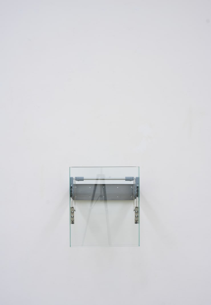 Manuel Burgener Untitled, 2018 glass, aluminium 48 x 54 x 40 cm 18 7/8 x 21 1/4 x 15 3/4 in