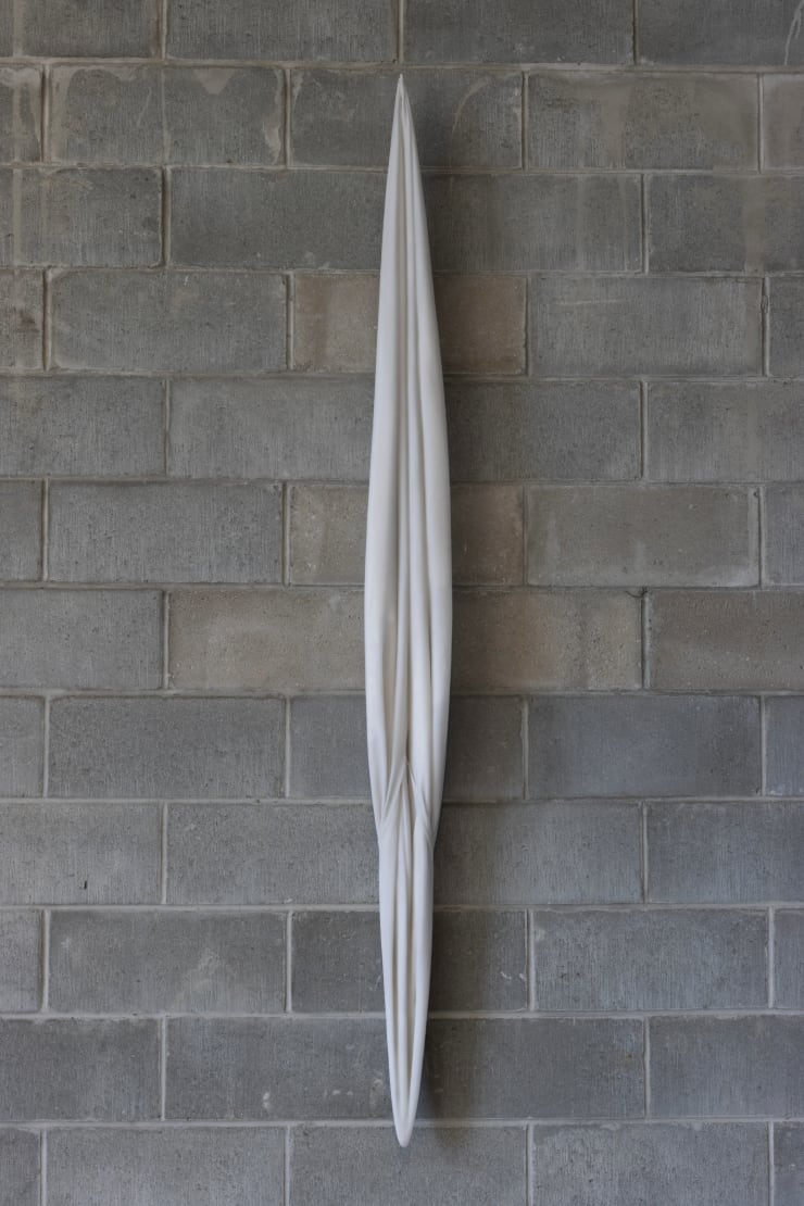 Eli Ping Mote 2, 2022 Cotton and resin 200 x 17 x 13 cm 78 3/4 x 6 3/4 x 5 1/8 in