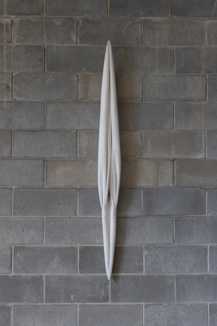 Eli Ping Mote 3, 2022 Cotton and resin 167 x 18 x 10 cm 65 3/4 x 7 1/8 x 4 in