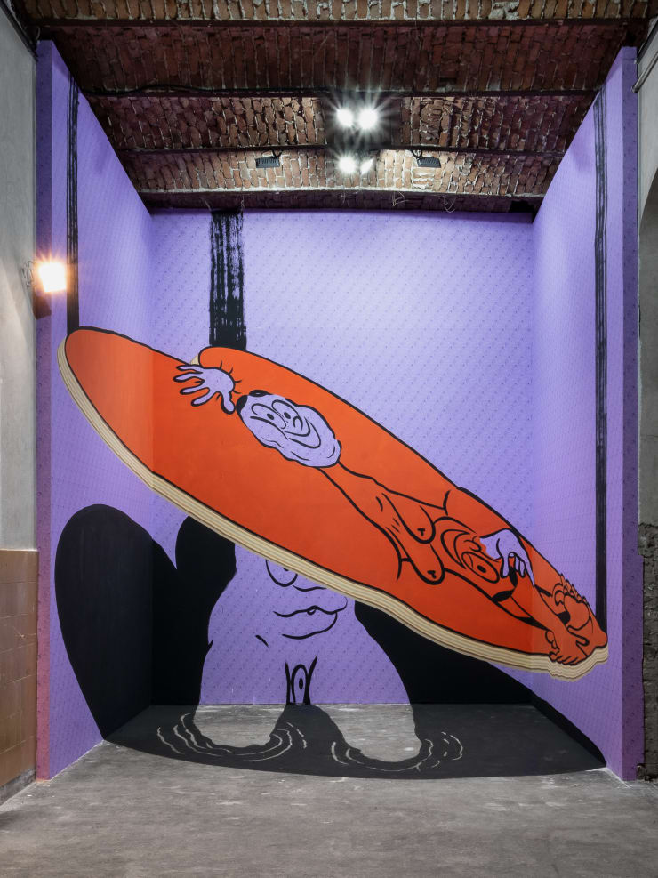 Ebecho Muslimova, FATEBE NICHE MURAL , 2021