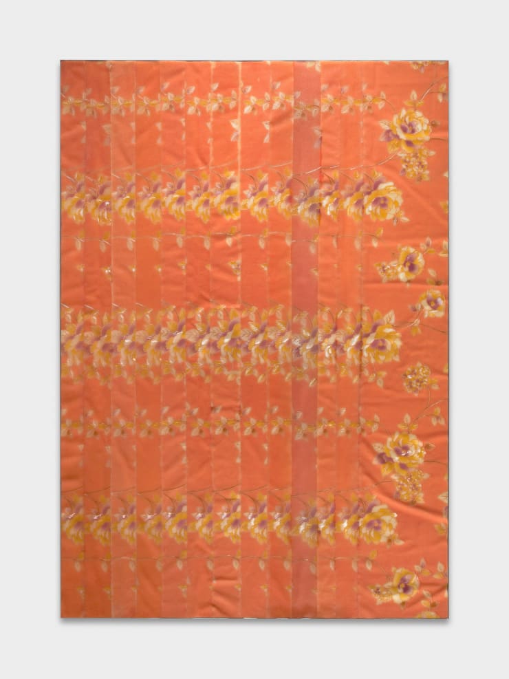 Sophie Giraux The Dolly series (red #23), 2023 Cast rubber, aluminium frame 77.4 x 109.2 cm 30 1/2 x 43 in