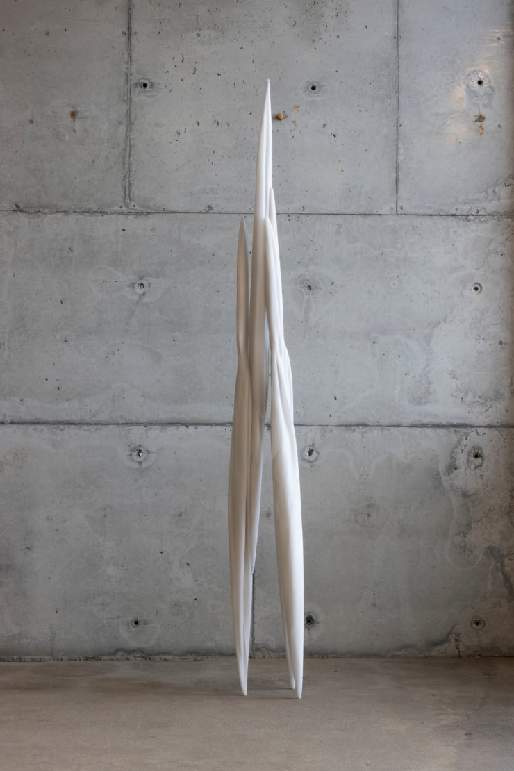 Eli Ping Monocarp 3, 2022 Cotton and resin 243 x 31 x 23 cm 95 5/8 x 12 1/4 x 9 1/8 in