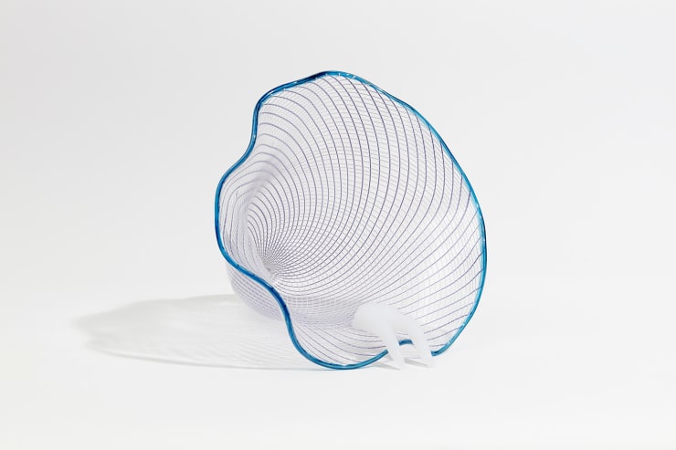 Kelly Akashi Finger Figure, 2020 Hand-blown glass with silicone rubber 34.5 x 40.5 x 38 cm 13.5 x 16 x 15 in