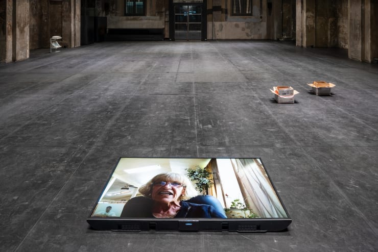 Mitchell Anderson The Apostle (my mom professing QAnon), 2019 Digital video 44 min 14 second loop Edition of 3 + 1 AP