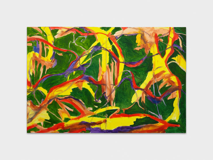 Thomas Sauter Vanilla, 2016 Oil on canvas Diptych - 200 x 300 cm 78 3/4 x 118 1/8 in Each panel - 200 x 150 cm