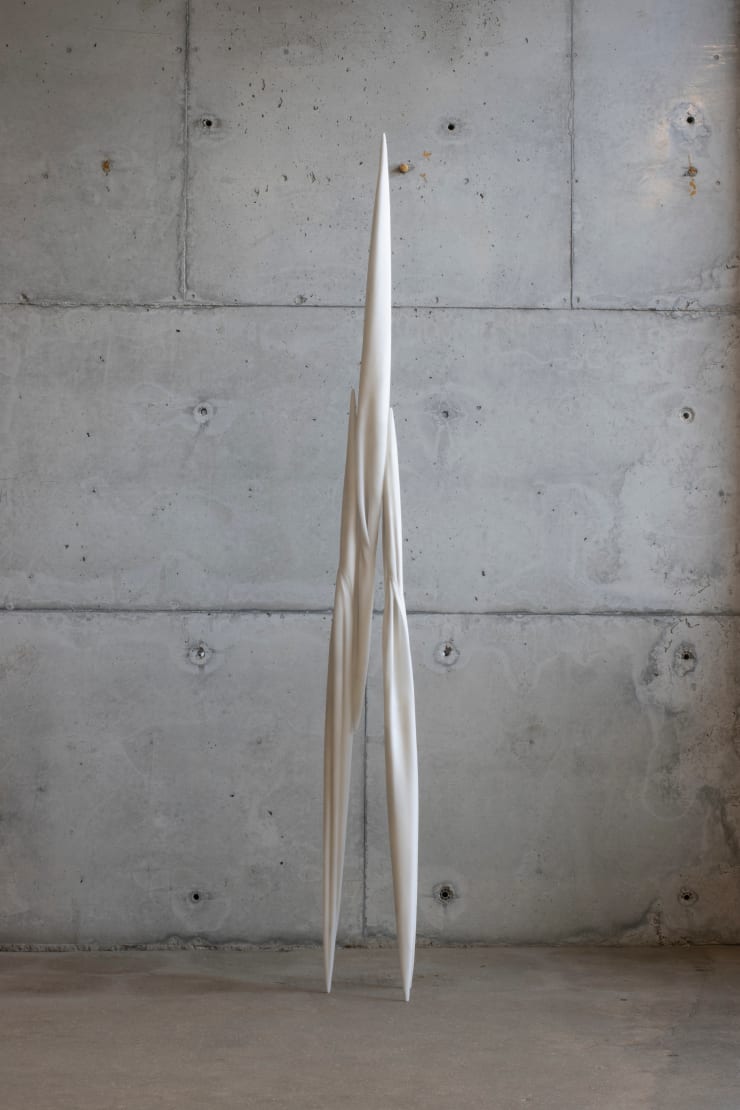 Eli Ping Monocarp 2, 2022 Cotton and resin 238 x 32 x 20 cm 93 3/4 x 12 5/8 x 7 7/8 in