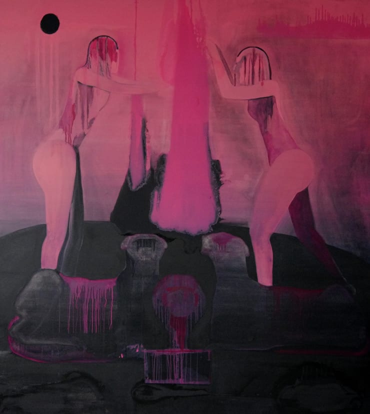 Ziad Kaki, Women and Fire, 2022