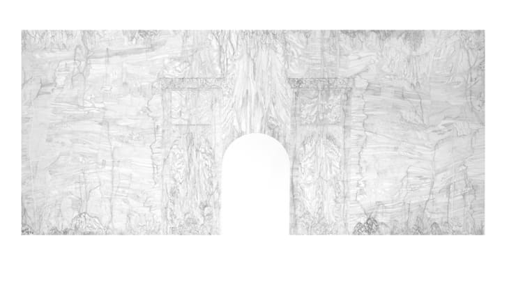 Eva Jospin, Entrée de la Chambre de Soie, 2022