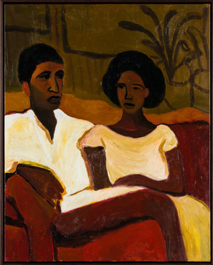 Patrick Eugène, Together on the sofa, 2023