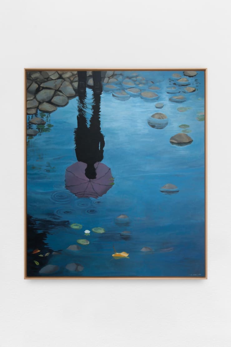 Ian Mwesiga, Canopy: Shadow with an umbrella, 2025