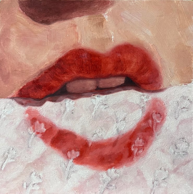 Grace Cram, Lippy on Loo Paper, 2025