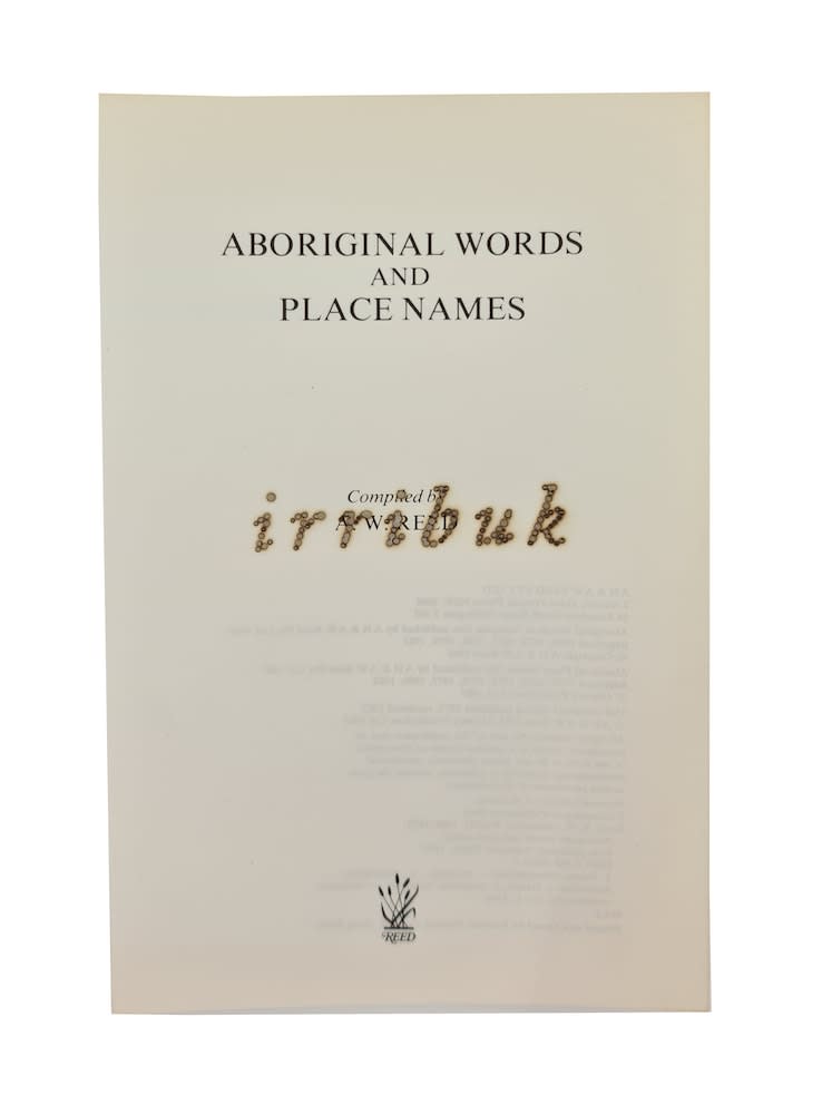Jenna Lee, Aboriginal words irribuk (to light/lighter), 2022