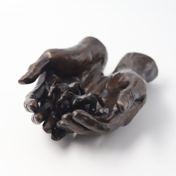 Kenny Pittock, Hold Your Horses (Bronze), 2023
