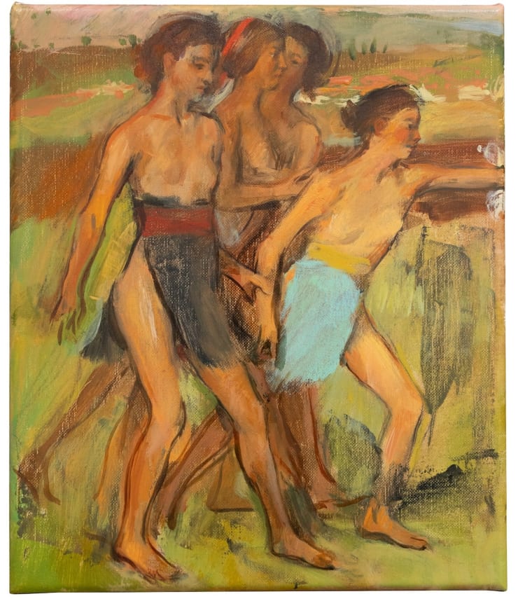 Archer Davies, The Young Spartans (II) (after Degas), 2024