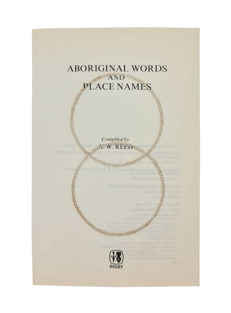 Jenna Lee, Aboriginal words (cycle), 2022
