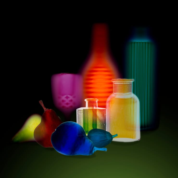 Penelope Davis, Afterimage: blue/green, 2025