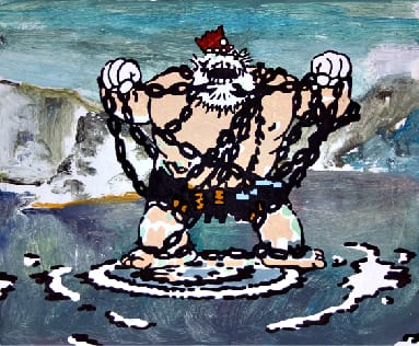 Sophia Hewson, Viewer as patient (chained), 2018