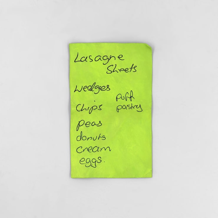 Kenny Pittock, Lasagne Sheets, 2024