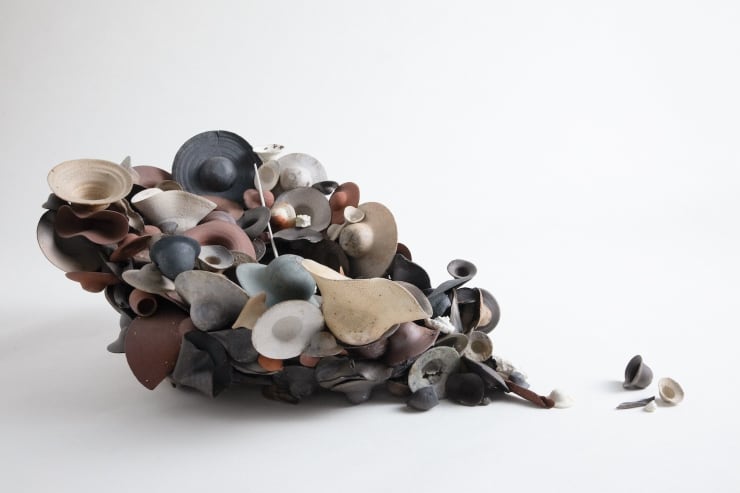 Yoko Ozawa, Missing part #1 ( From 吹き溜まりー A Bank of Falling Leaves ), 2024