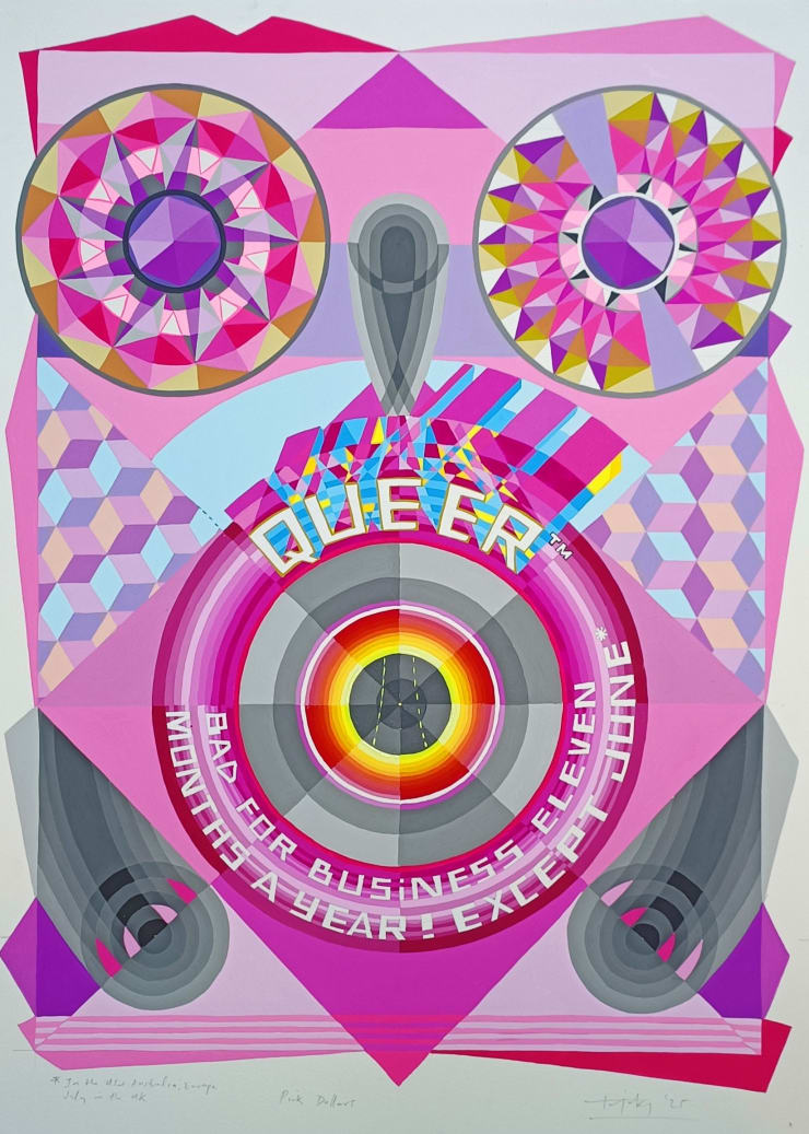 Tricky Walsh, Pink dollars (currency 1 month a year) , 2025