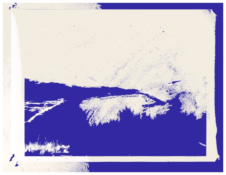 Monochrome (True Mars Blue), In The Bay 0301, 2019 Edition of 3 plus 2 artist's proofs