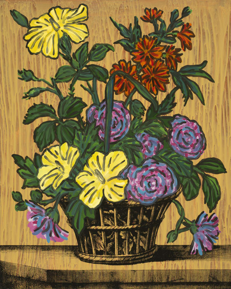 Michael De Feo, Untitled (Corbeille de fleurs., Louis Tessier (1719-1781)), No. 1, 2019