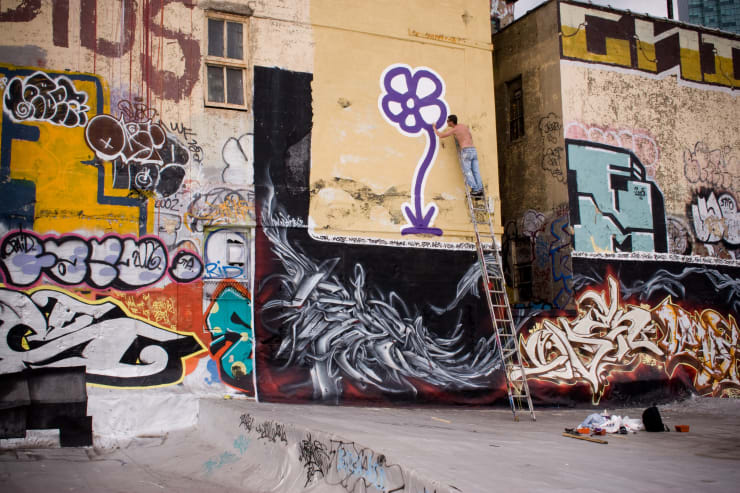 Michael De Feo, Flower, 5 Pointz, Queens, New York (Photo by Gavin Thomas), 2007