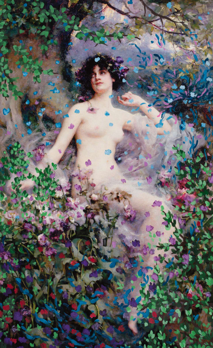 Michael De Feo, Untitled (Songs of the Morning by Henrietta Rae, 1904), 2017
