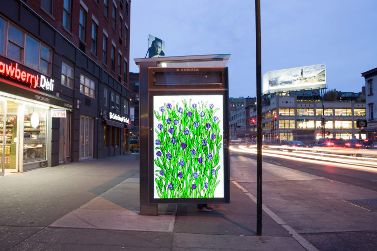 Michael De Feo, Bus stop advertising takeover, New York, New York, 2015