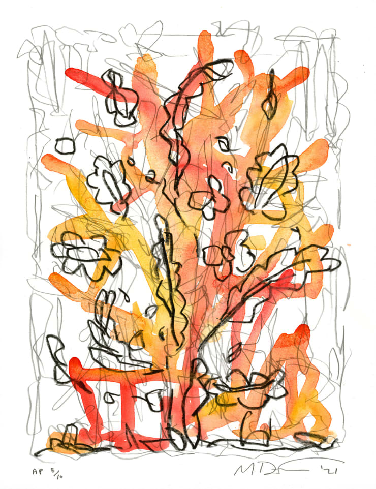 Michael De Feo, Untitled (Monoprint, Artist's proof, 8 of 10), 2021