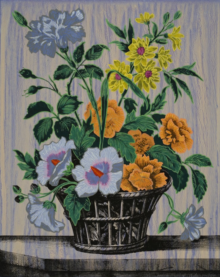 Michael De Feo, Untitled (Corbeille de fleurs., Louis Tessier (1719-1781)), No. 2, 2019