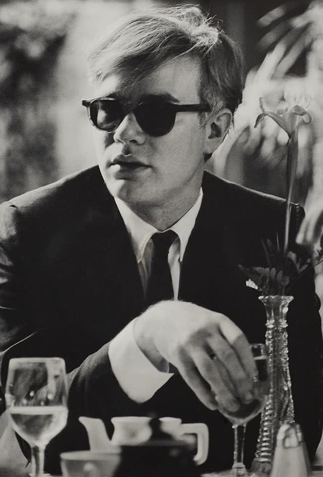Dennis Hopper, Andy Warhol (at table), 1963