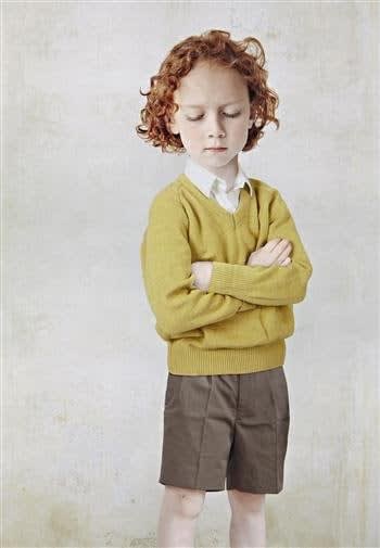 Loretta Lux, Boy in a Yellow Pullover, 2004