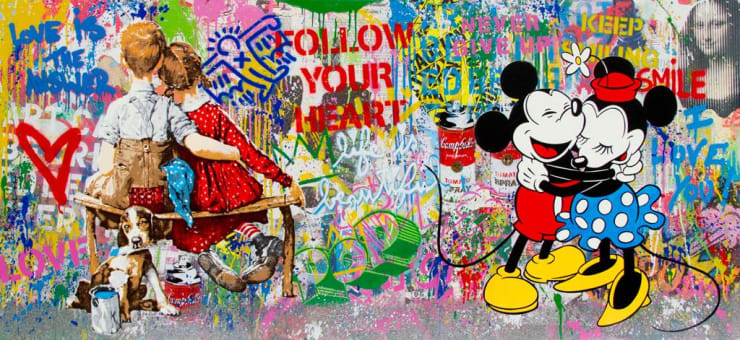 Mr Brainwash (Thierry Guetta), Pop Wall (Mickey & Minnie), 2021