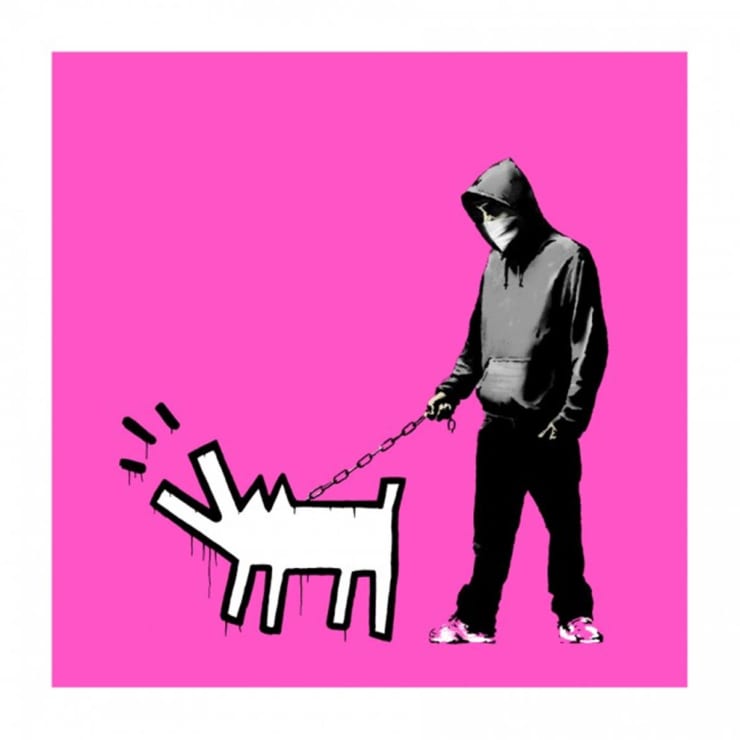 Banksy, Choose Your Weapon (Pink), 2010