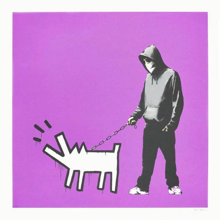 Banksy, Choose Your Weapon (Bright Purple), 2010