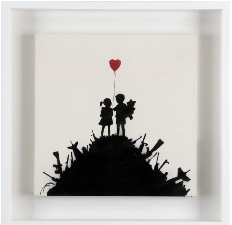 Banksy, Kids On Guns, 2004