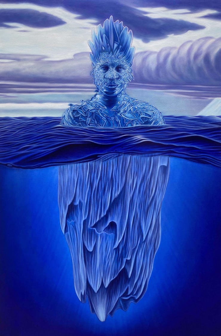 Kajahl, Iceberg Entity II (Glacial Fracture Head), 2022
