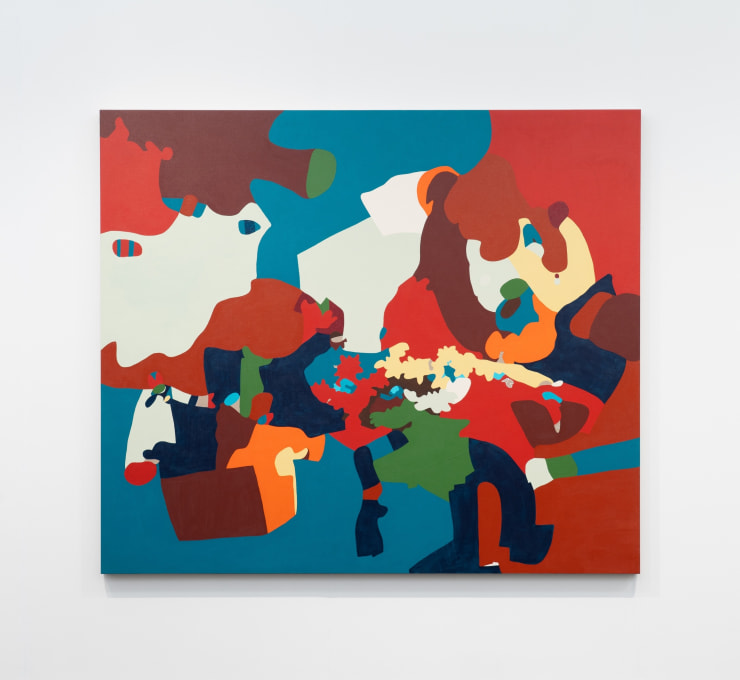 Candida Alvarez Sunshine and Nice, 2024 acrylic on linen 72 x 84 in 182.9 x 213.4 cm