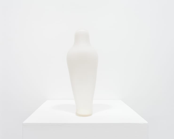 Brendan Fernandes No Body V, 2016 hand-blown glass 18 x 6 1/2 x 6 in. 45.7 x 16.5 x 15.2 cm