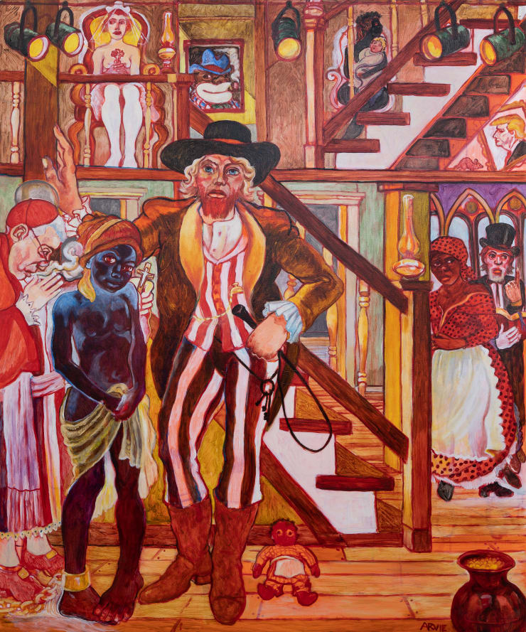 Arvie Smith Strong Man, 2019 oil on canvas 72 x 60 in 182.9 x 152.4 cm