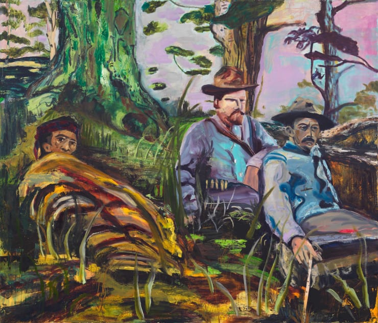 Maia Cruz Palileo Amigo by Day, 2019 oil on canvas 48 x 62 in. 121.9 x 157.5 cm