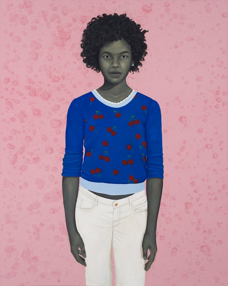 Amy Sherald Light is easy to love., 2017 oil on canvas 54 x 43 in. 137.2 x 109.2 cm