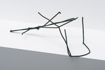 Kate Levant Socket Retrieving Thing, 2013 Plastic coated wire 10 x 4 x 3 1/2 in. 25.4 x 10.16 x 8.89 cm